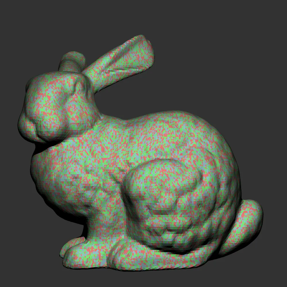 The Stanford bunny rendered by WebTracer